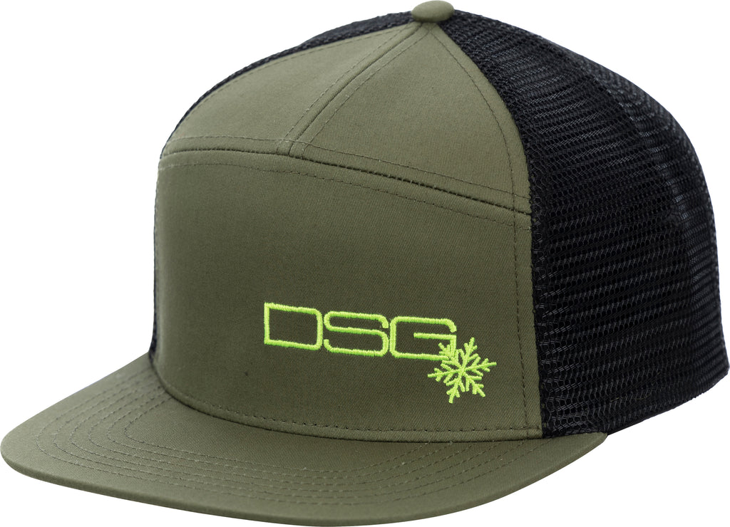 Flat Brim Cap Fresh Olive