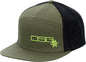 Flat Brim Cap Fresh Olive