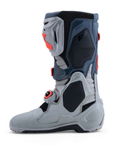 Load image into Gallery viewer, Tech 10 Enduro Boots Mid Gry/Drk Gry/Red Fluo 14