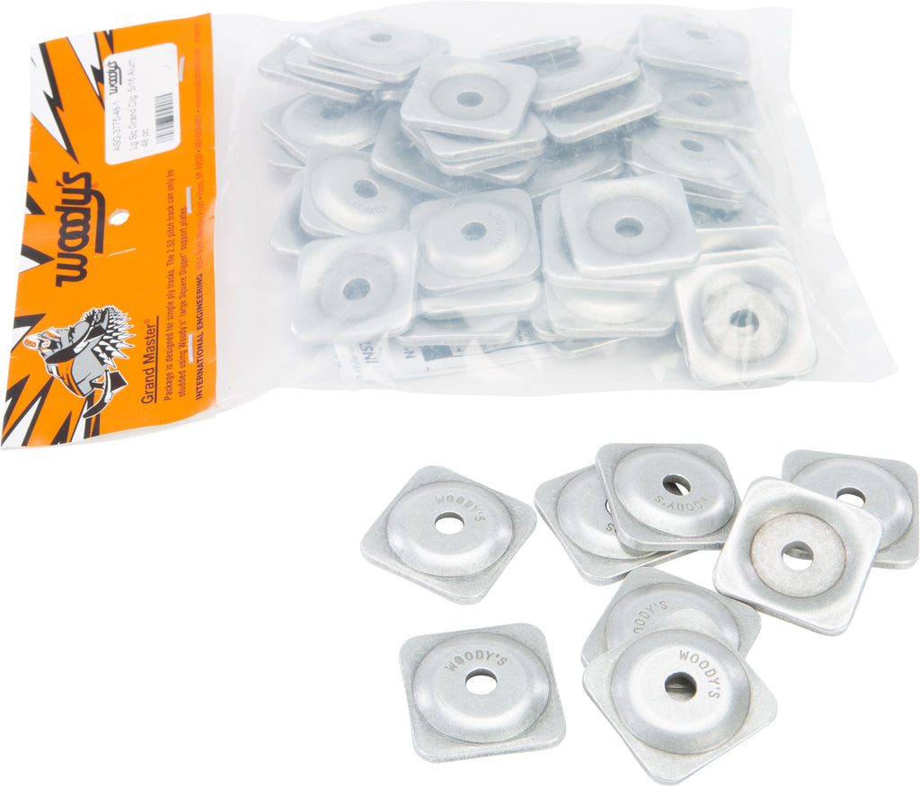 Grand Digger Support Plates Square 5/16" 48/Pk