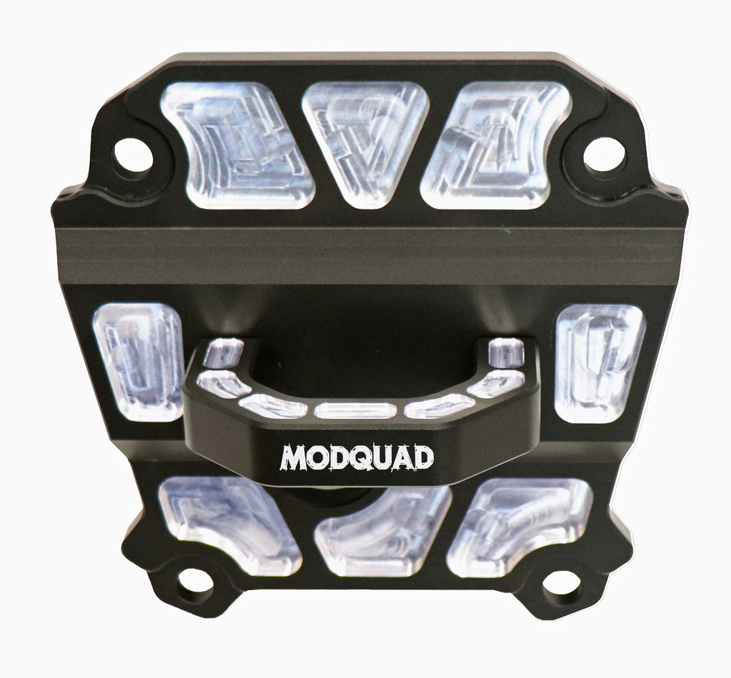 Rear Differential Plate With Hook Black Pol