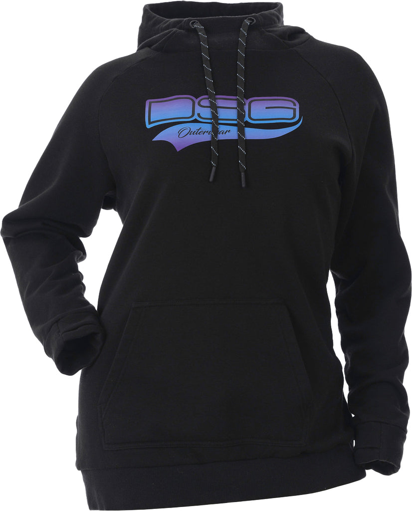 Snow Hoodie Black Lg