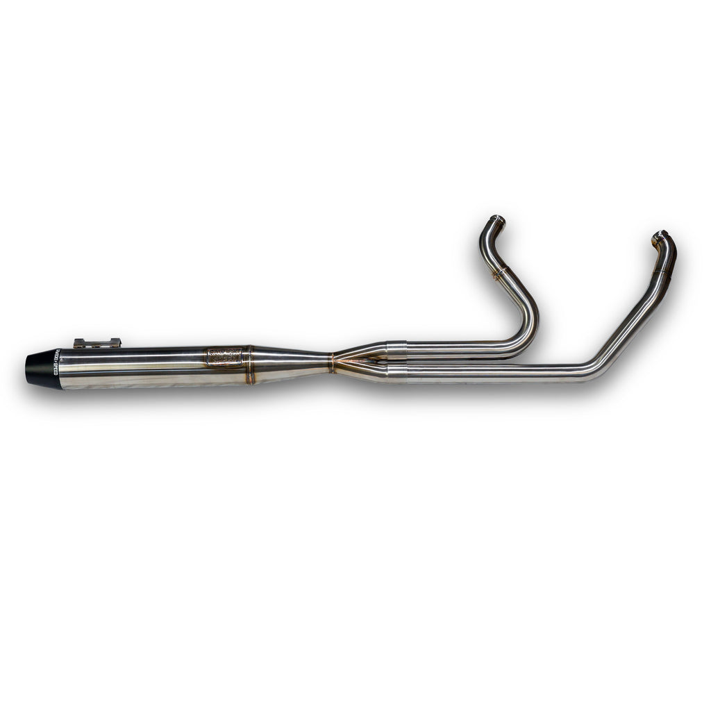 Intmdtr M8 Flt Full Brushed Ss W/Black End Cap