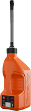 Load image into Gallery viewer, TUFF JUG 2.5-gallon orange utility container with autostop spout, durable plastic for watering or storage.