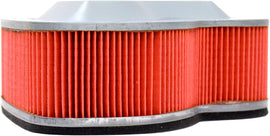 EMGO air filter showing a rectangular black filter element with a plastic frame, designed for vehicle engine air intake.