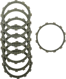 Hardrive Aramid clutch friction set with HD diaphragm spring for Indian motorcycles, showing clutch components and spring in detail.
