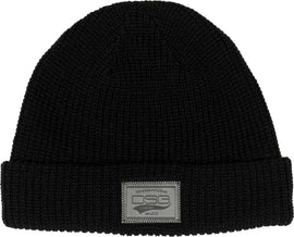 Cap Knit Beanie Black