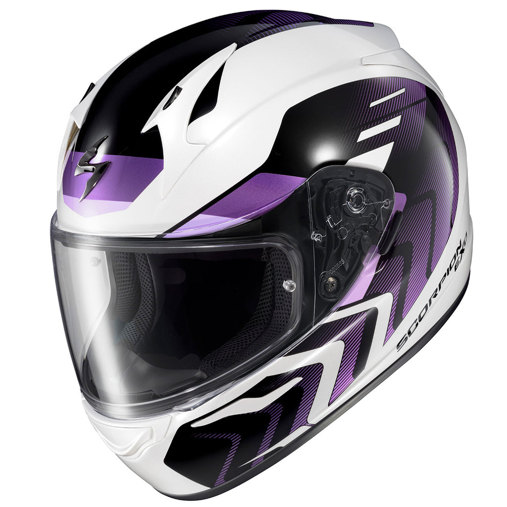 Exo R320 Full Face Helmet Alchemy White/Purple 2x