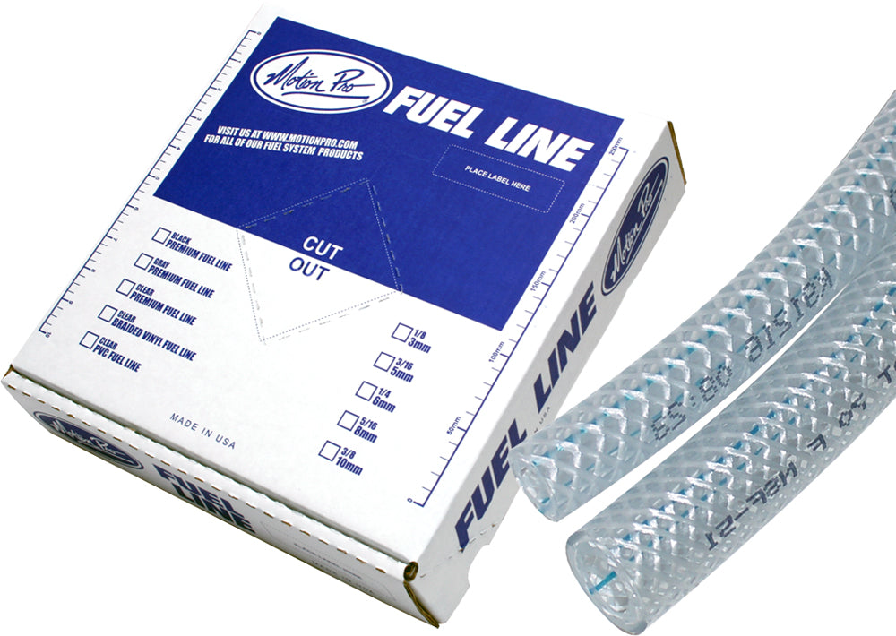 Braided Vinyl Fuel Line 3/16"X25'