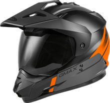Load image into Gallery viewer, Gm 11 Dual Sport Scud Helmet Matte Black/Orange/Grey Lg