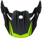 Mx 96 502 Visor W/Screws Matte Grey/Hi Vis