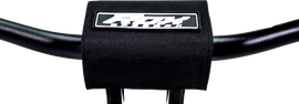 ROX white and black handlebars bar pad, cushioned protective accessory for bike handlebars, featuring the ROX brand logo.