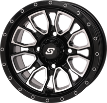 Load image into Gallery viewer, Fusion Wheel 12x7 5+2 4/110 Gloss Blk/Machined
