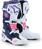 alpine star Tech 10 Wht/Violet/Nvy Bl/Pnk Fl 8 482-0015908