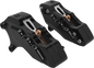 6 Pist Front Dual Caliper Kit Black 00 Up W/ 13