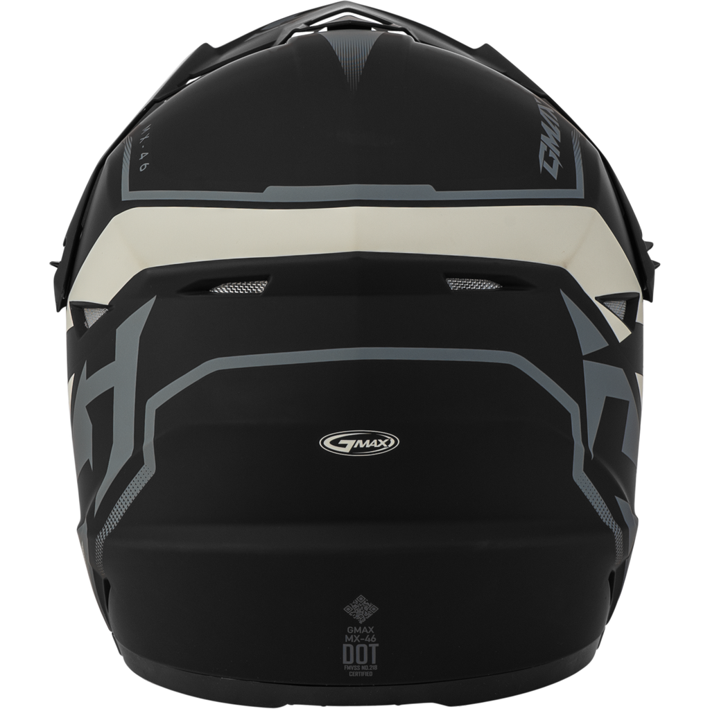 Mx 46 Compound Helmet Matte Black/Grey/White 2x