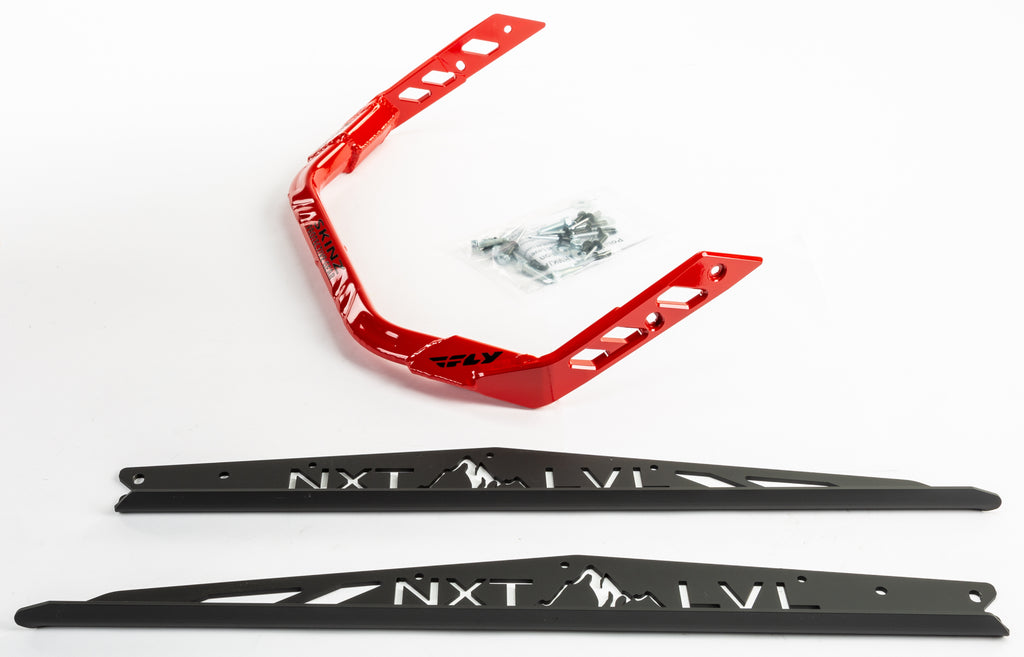 Nxt Lvl Rear Bumper Blk/Red Pol Axys Rmk 155 S/M