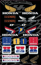 Decal Sheets Honda
