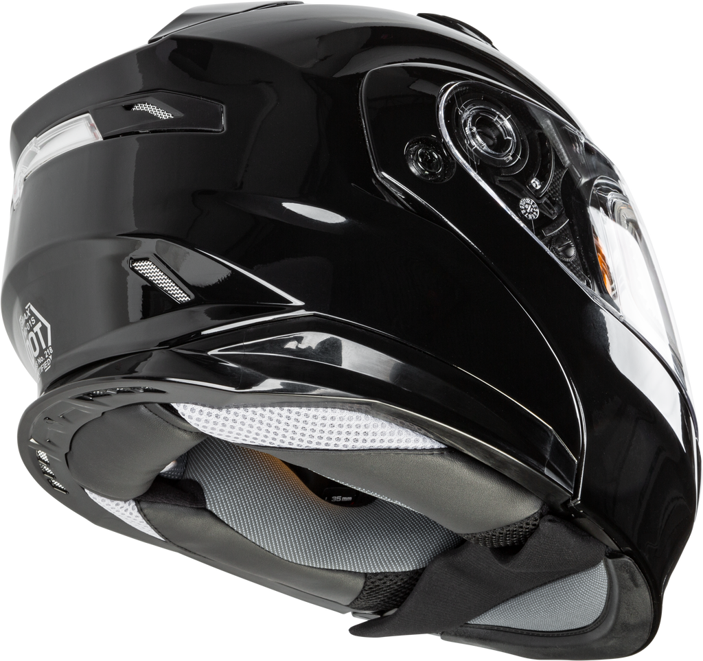 Md 01s Modular Snow Helmet W/Electric Shield Black Lg