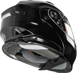 Md 01s Modular Snow Helmet W/Electric Shield Black Xl
