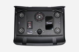 HOPPE4 speakers with subwoofer can, compact audio system for enhanced sound quality and home entertainment setup.