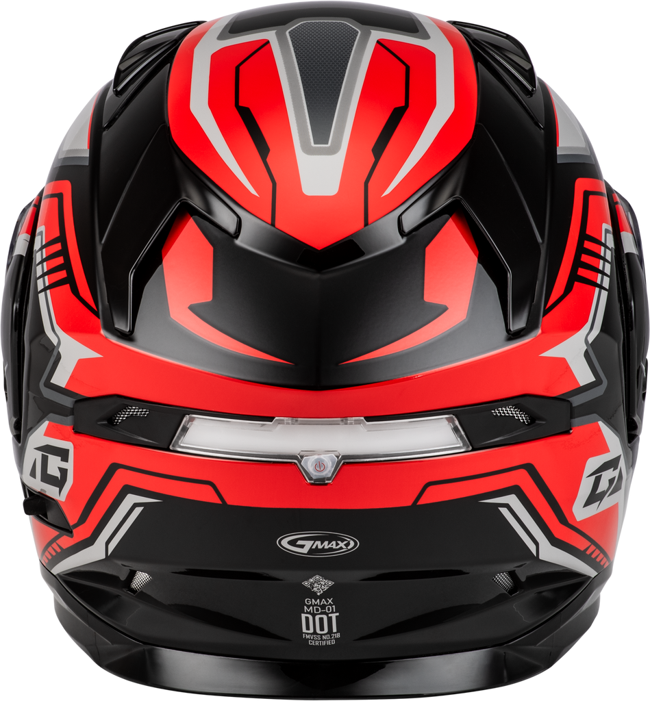 Md 01s Transistor Snow Helmet Black/Red Xl