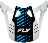 Fly Racing Formula Cp Slice Visor White/Red/Cyan Yl-S 73-0060
