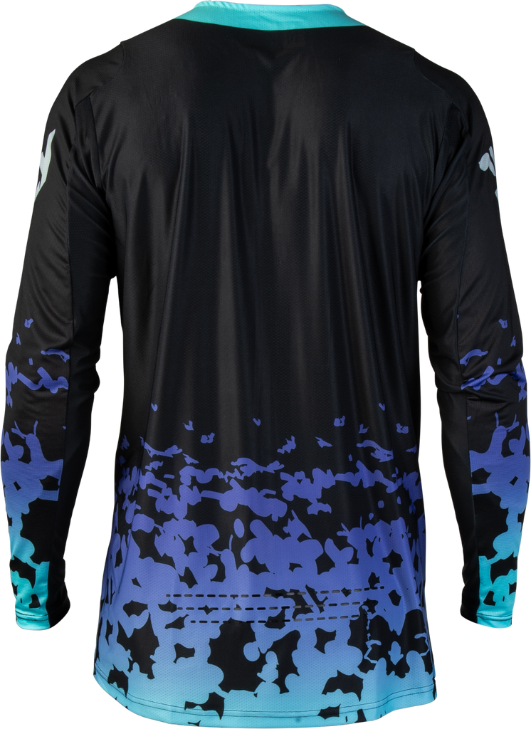 Youth Lite Flake Jersey Black/Grey/Multi Yxl