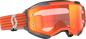 Fury Goggle Orange/Grey Orange Chrome Works