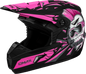 Youth Mx 46y Unstable Helmet Matte Black/Pink Ys