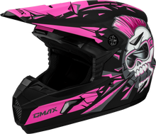 Load image into Gallery viewer, Youth Mx 46y Unstable Helmet Matte Black/Pink Yl