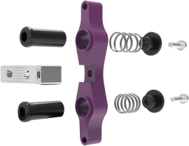 Tamer Double Button X Wing Purple suspension device with two buttons, designed for secure mounting and stability.