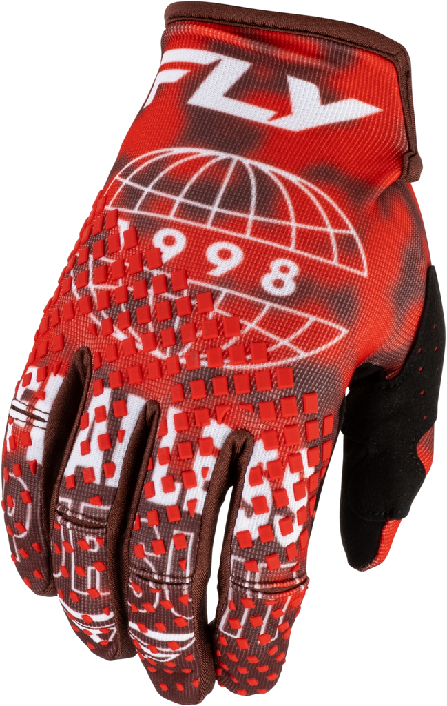 Youth Kinetic Blur Gloves Red/Maroon Ys