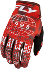 Youth Kinetic Blur Gloves Red/Maroon Ym