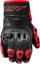 Load image into Gallery viewer, Freestyle 3 D3o Glove Black/Red Leather Lg