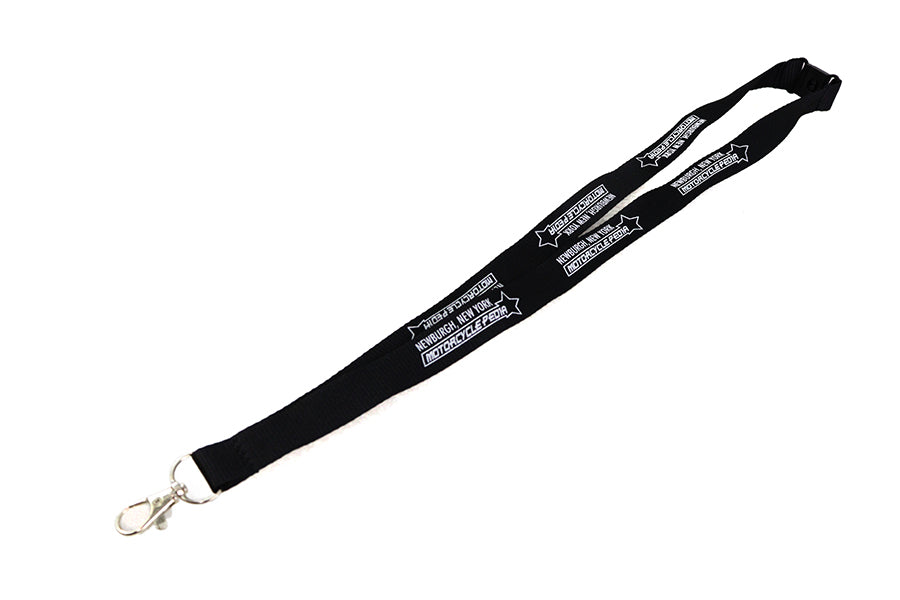 Motorcyclepedia Lanyard with 3/4 inch Lobster Clip