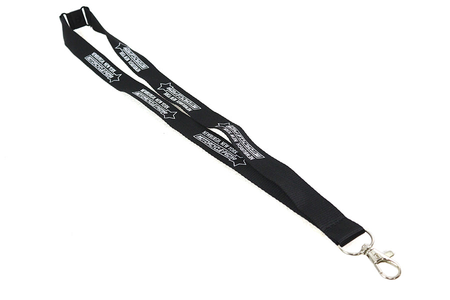 Motorcyclepedia Lanyard with 3/4 inch Lobster Clip