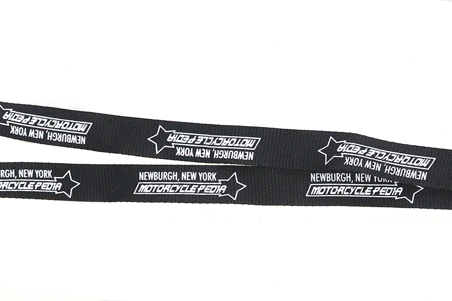 Motorcyclepedia Lanyard with 3/4 inch Lobster Clip
