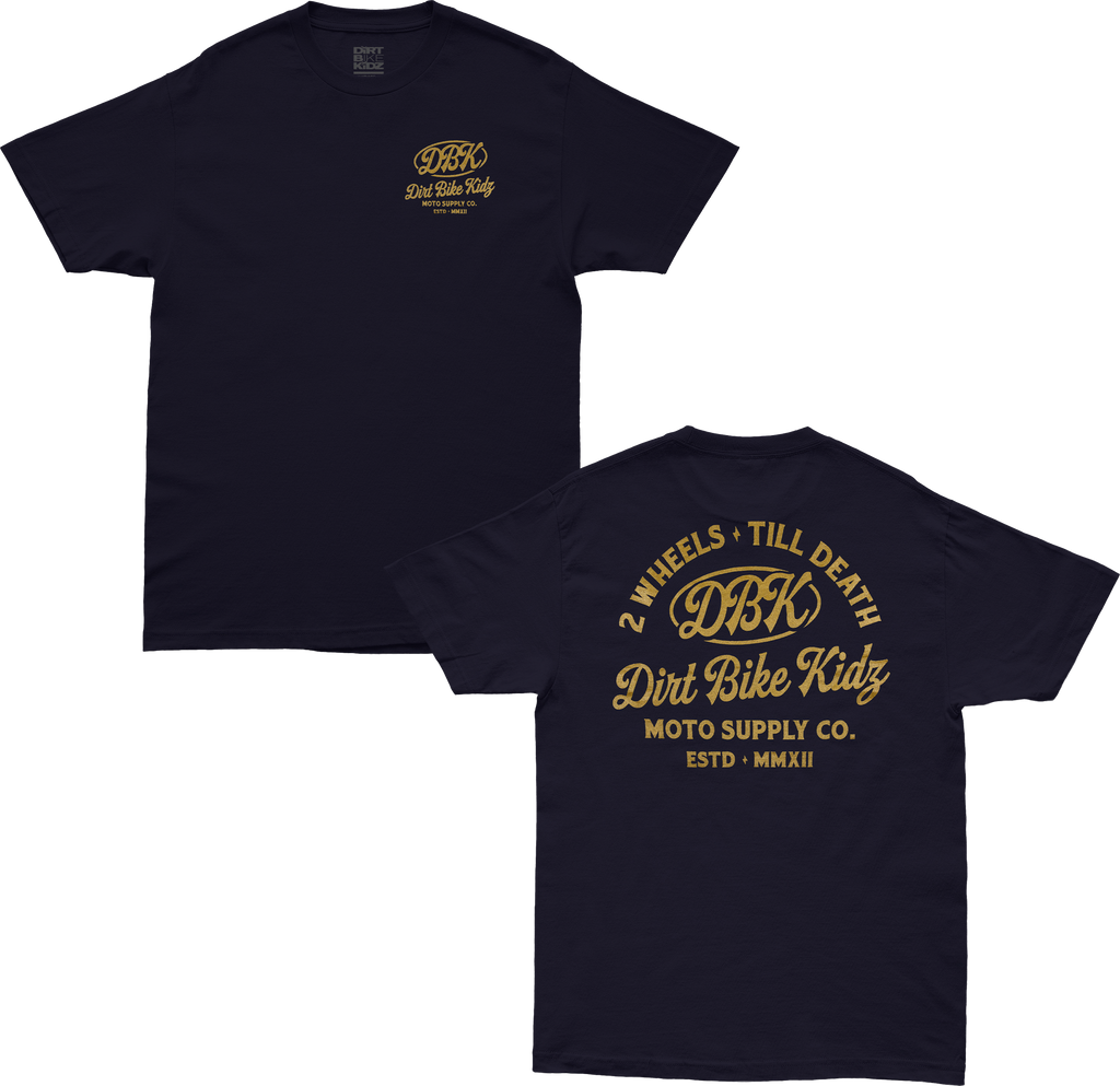 Gold Nugget Tee Navy Sm
