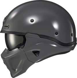 Covert X Open Face Helmet Cement Grey Sm