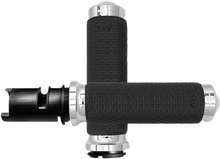 Load image into Gallery viewer, Memory Foam Medium Chrome Twist Grip
