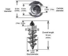 Load image into Gallery viewer, 5/8" 15mm Shoulder Screw Studs Qty 200