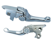 Load image into Gallery viewer, Anthem Shorty Lever Set Chrome Flt 21 24 Cable Clutch