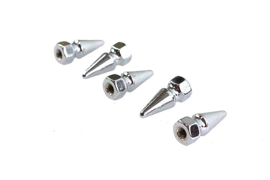 Chrome Pike Nut Fine 10-32 Thread