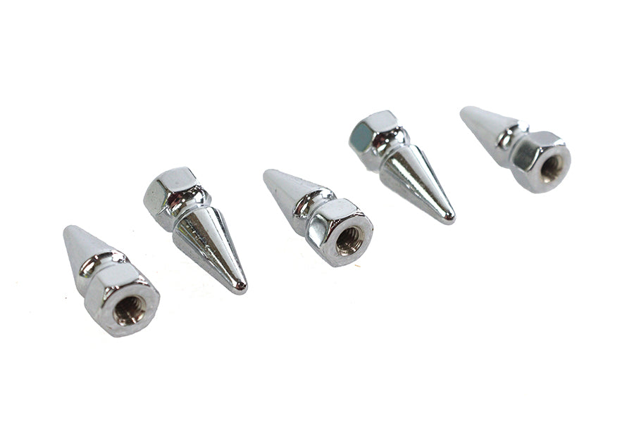 Chrome Pike Nut Fine 10-32 Thread