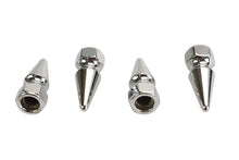 Load image into Gallery viewer, Chrome Pike Nut Fine 5/16 inch-24 Thread