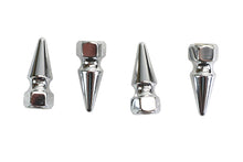 Load image into Gallery viewer, Chrome Pike Nut Fine 5/16 inch-24 Thread