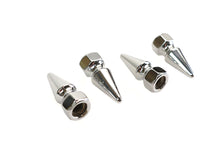 Load image into Gallery viewer, Chrome Pike Nut Fine 5/16 inch-24 Thread