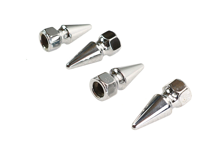 Chrome Pike Nut Fine 5/16 inch-24 Thread