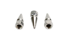 Load image into Gallery viewer, Chrome Pike Nut Fine 3/8 inch-24 Thread